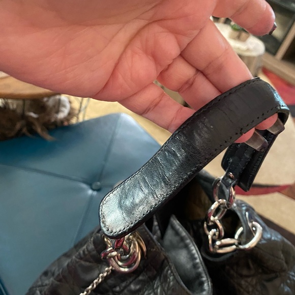 🖤Christian Dior Cannage Sac De Ville XL black hobo - Picture 6 of 14